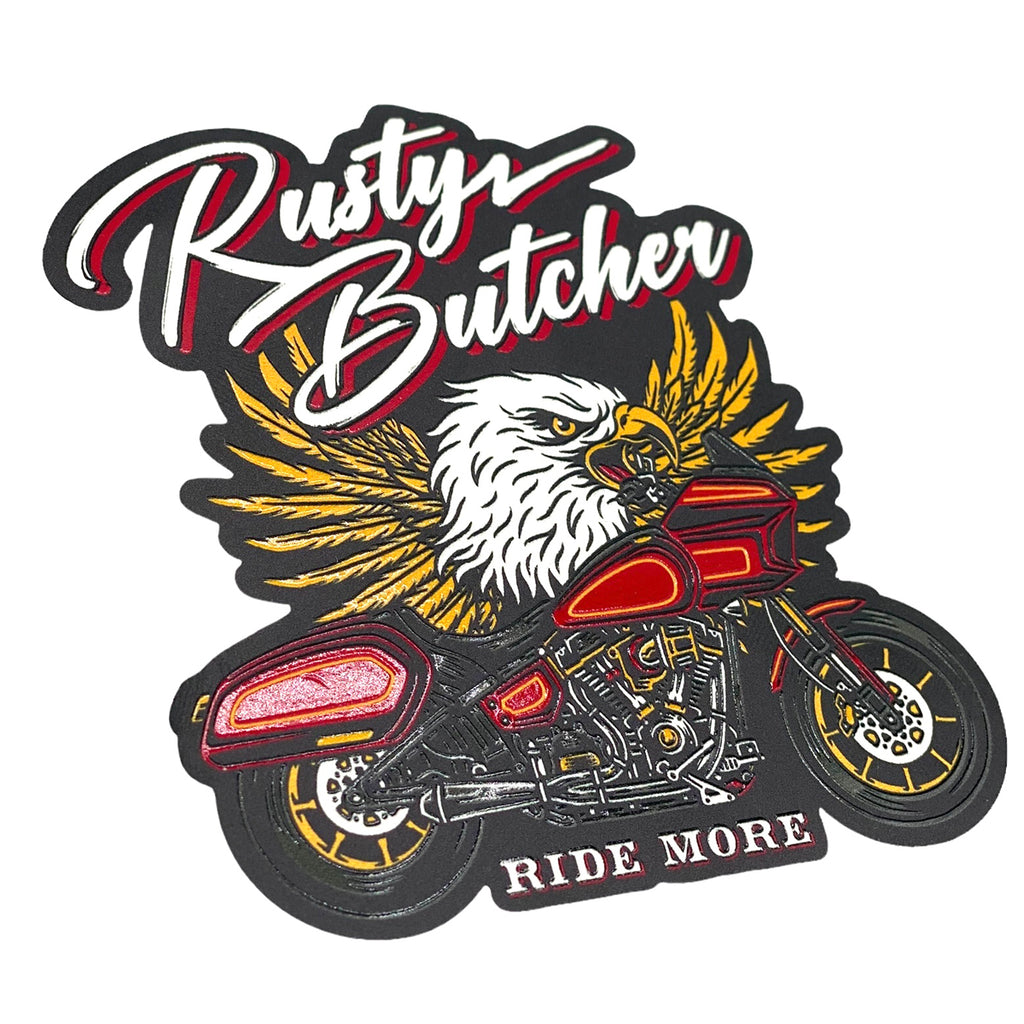 Ride More Sticker