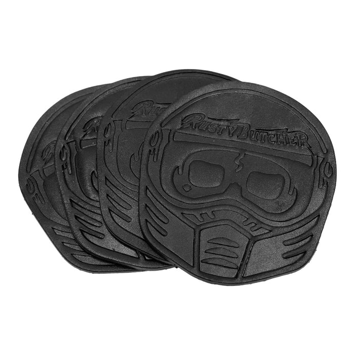 Race Head Leather Coaster