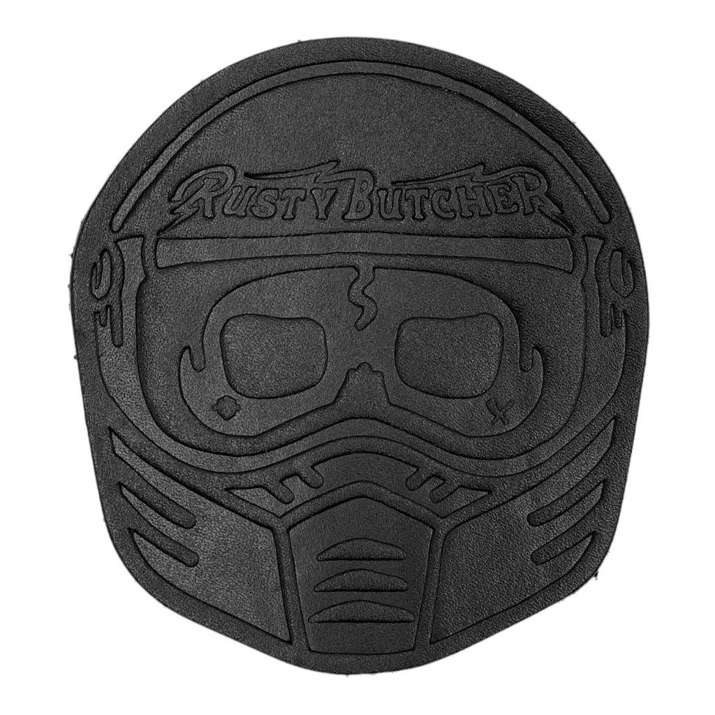 Race Head Leather Coaster